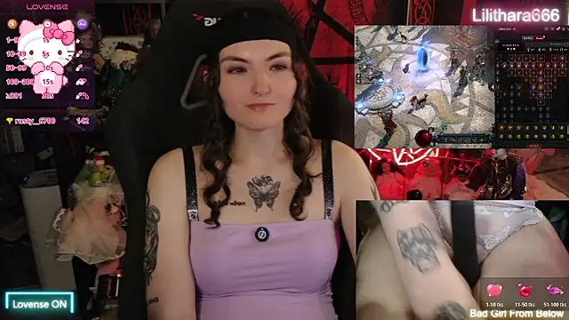 Show Webcam de Lilithara666
