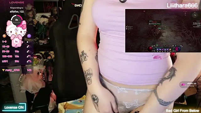 Chatroom XXX en direct de Lilithara666