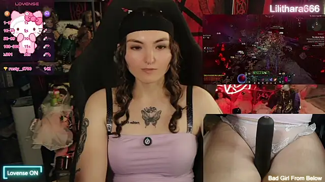 Show webcam de Lilithara666