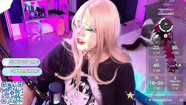 toky_doll: διαδικτυακό σόου στην κάμερα