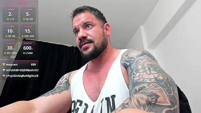 musclemonster31 Adlı Modelin Canlı XXX Sohbeti