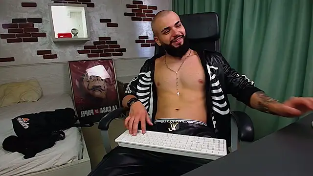 Show de OscarWillss na webcam