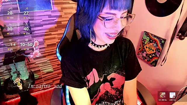 Show de BlueElyxra na webcam