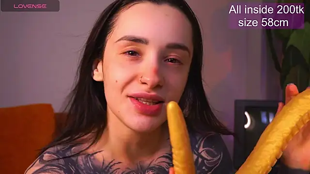 Show de EvaCanton na webcam