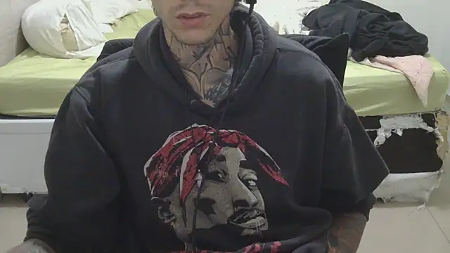 Show de smokingink na webcam
