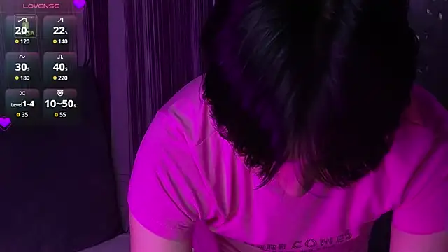 Show modela HeejinWang na web-kameri