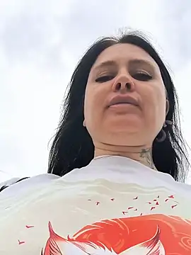 Show modela KikiXRed na web-kameri