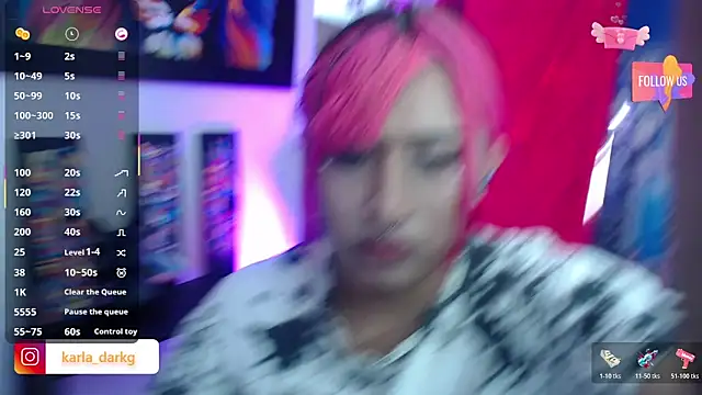 XXX chat uživo modela dark-kalr