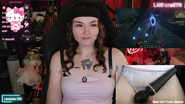 Show webcam de Lilithara666