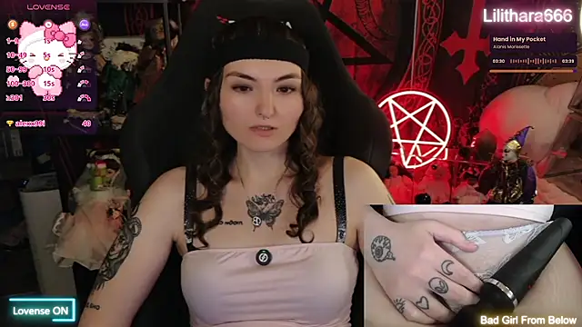 Lilithara666 webkamerás műsora