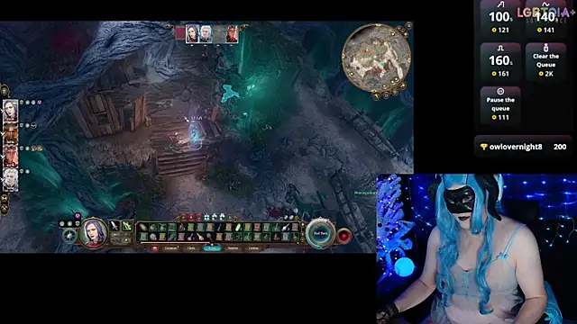Show de StarshineMoonspark na webcam