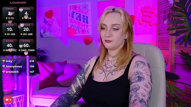 AsheLucker élő XXX-chatje