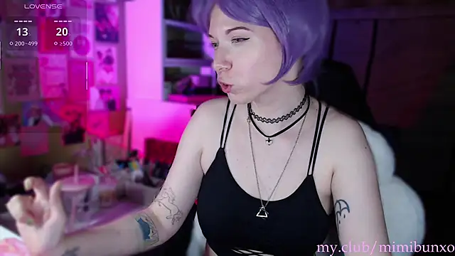 mimibunxo élő XXX-chatje