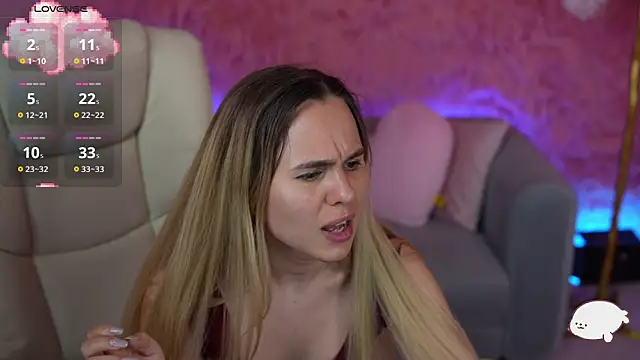 Show modela JannetBlond na web-kameri