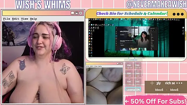 nevermakeawish's Live XXX Chat
