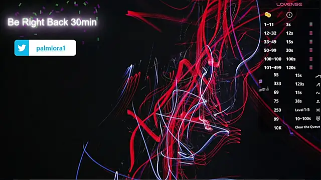 PalmLora1 élő XXX-chatje