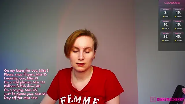 KinkyMissCherry Live XXX-Chat