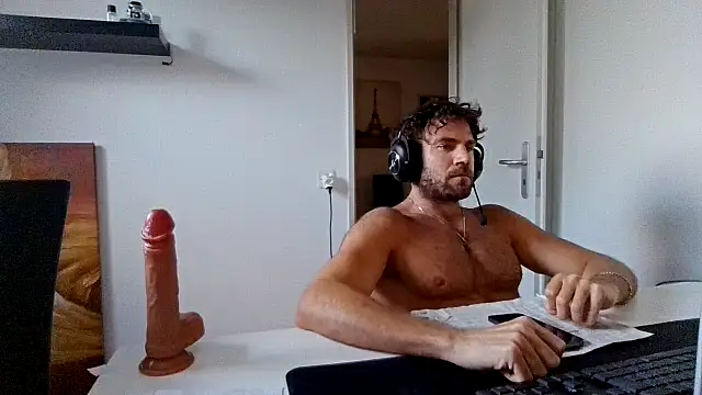 Show de alpha-hunk na webcam