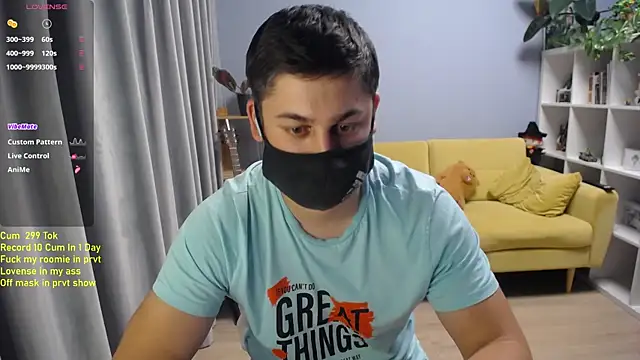 Show de Tomguys na webcam