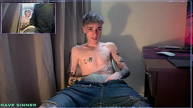 Show modela davesinner na web-kameri