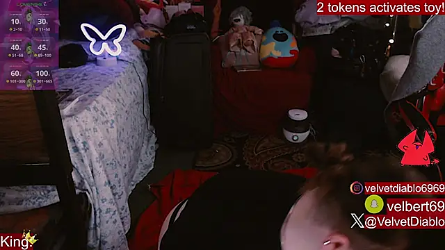 VelvetDiablo webkamerás műsora