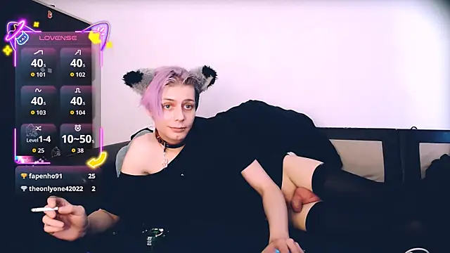Show de Littlepinkcat na webcam