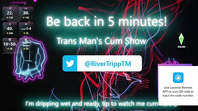 Chat +18 de RiverTripp ao vivo