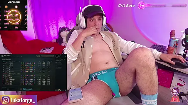Show modela Lukaforge na web-kameri