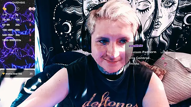 Show de Marieblueeyes na webcam
