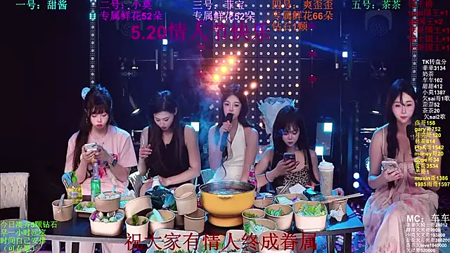 Show de S5-5S5 na webcam