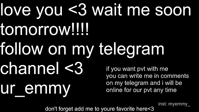 Вебкам-шоу My_Emmy