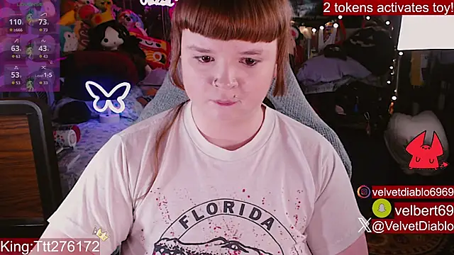 VelvetDiablo élő XXX-chatje