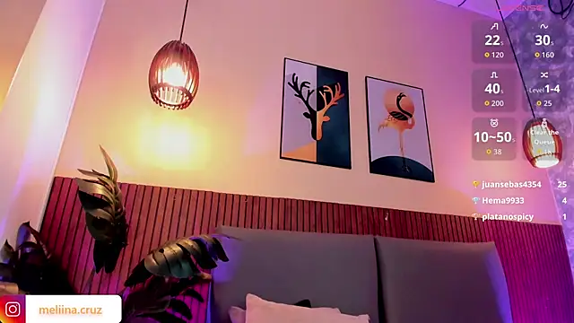 MelinaCruz Adlı Modelin Canlı XXX Sohbeti