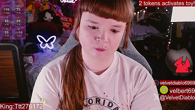 VelvetDiablo 라이브 XXX 채팅