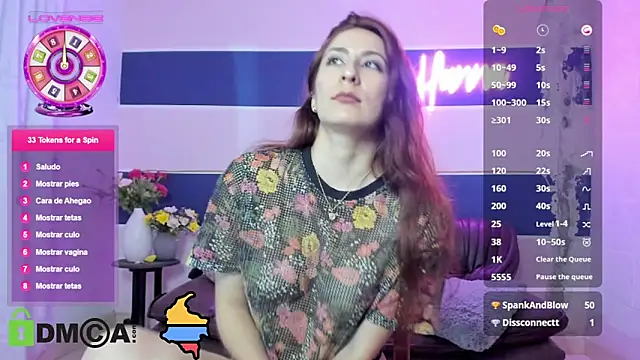Chatroom XXX en direct de camiladeluca