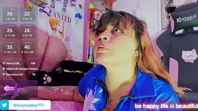 Lucycosplay777のライブXXXチャット