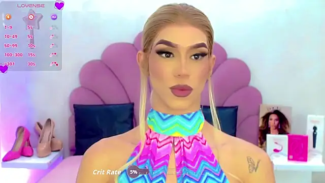 Show de Barbie_Northh na webcam