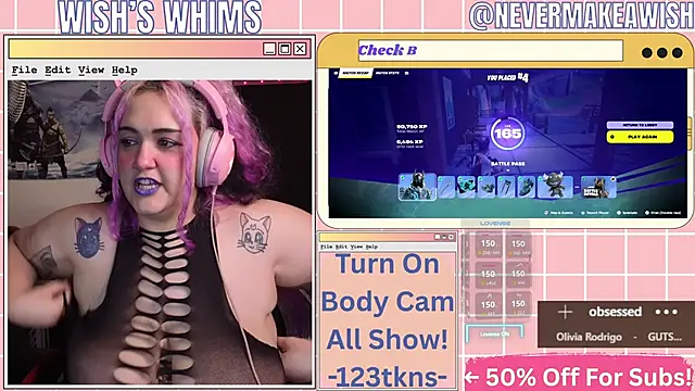 Show webcam de nevermakeawish