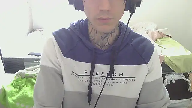 Show de smokingink na webcam
