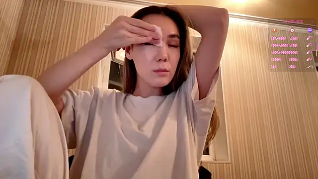 Show modela JenellKjelland na web-kameri