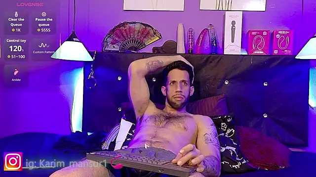 Show modela Karim_mansur na web-kameri