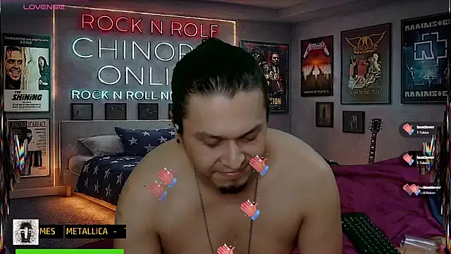 chino_roz 网络视讯表演