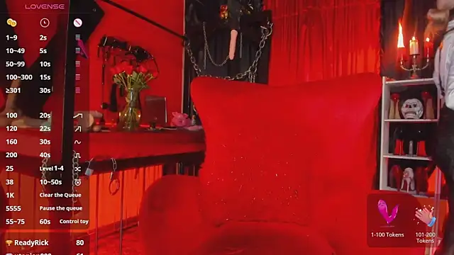Chat XXX ao vivo de MistressAndre