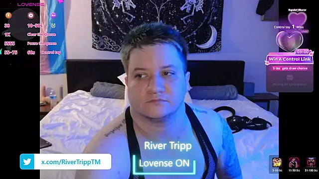 Show de RiverTripp na webcam
