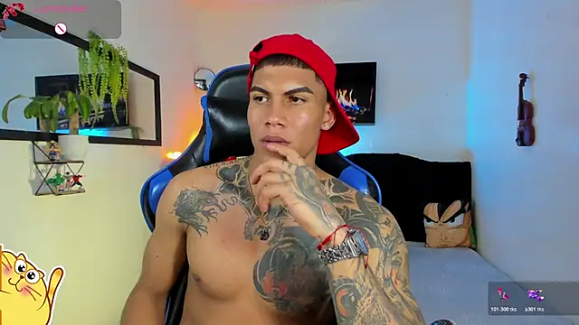 Show modela Damian_latinxxx na web-kameri