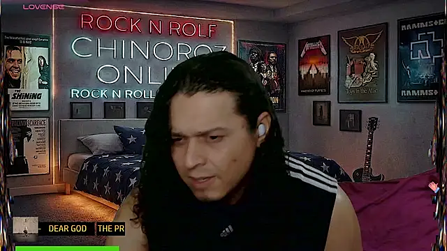 chino_roz: διαδικτυακό σόου στην κάμερα