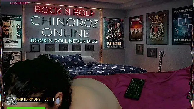 chino_roz: διαδικτυακό σόου στην κάμερα