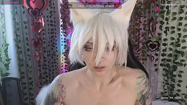 Chat +18 de Mee-Meow ao vivo