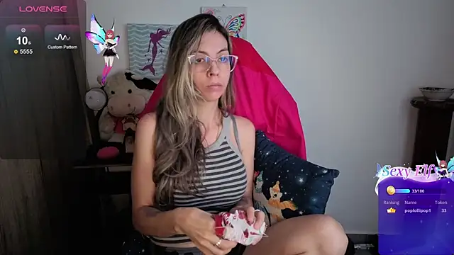 Show modela Princezzlove3 na web-kameri