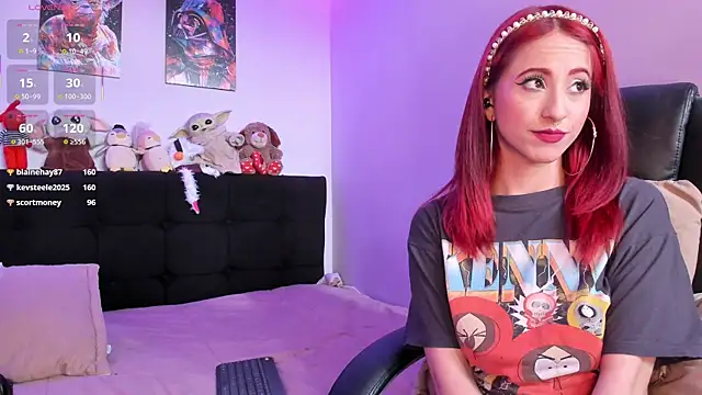 Carlasxdreams élő XXX-chatje